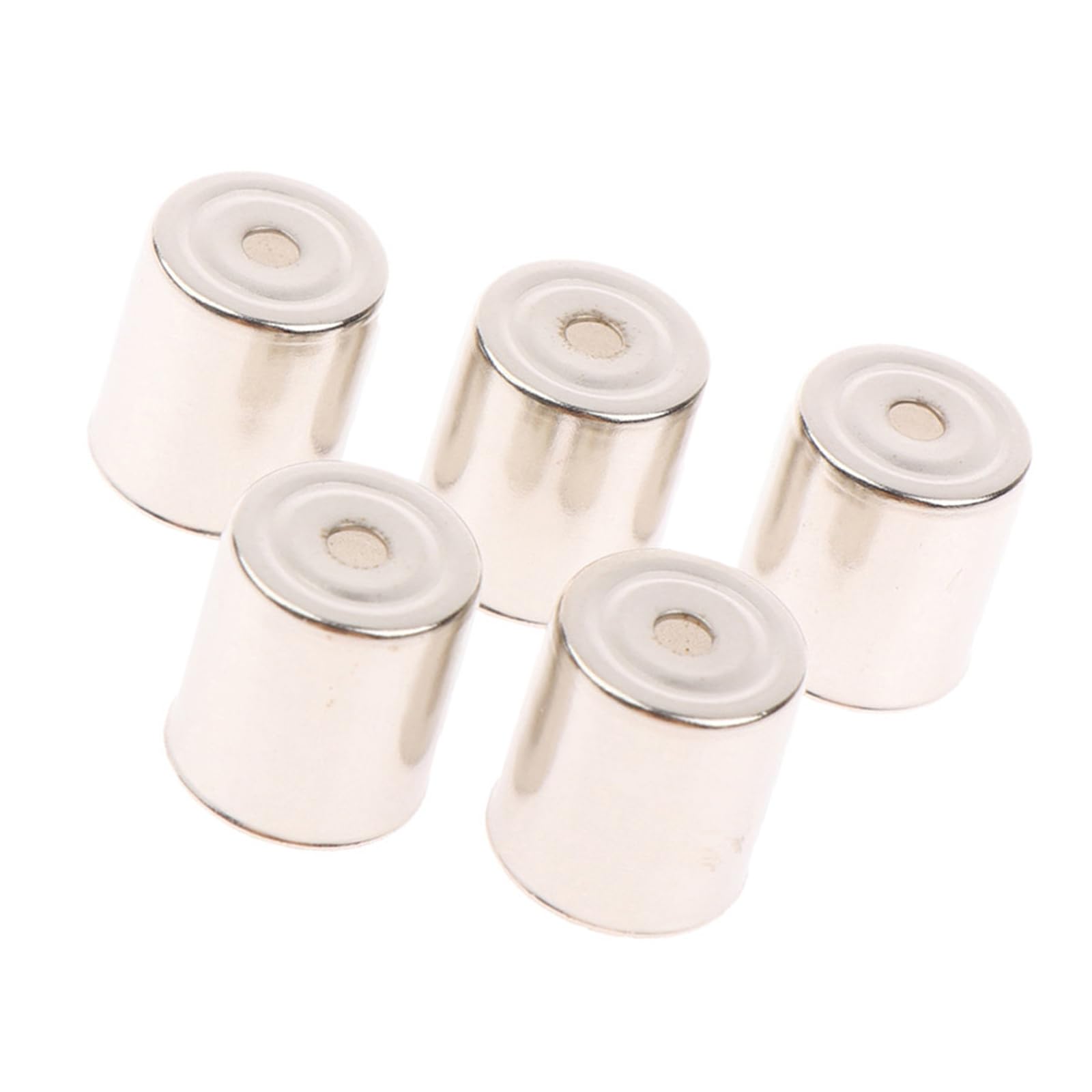 Greabuy Microwave Waveguide Caps Stainless Steel 5 Pack, Small Metal Covers for Magnetron Repair and Appliance Service Magnetron Cover Waveguide Cap Microwave Repair Component Oven Replacement