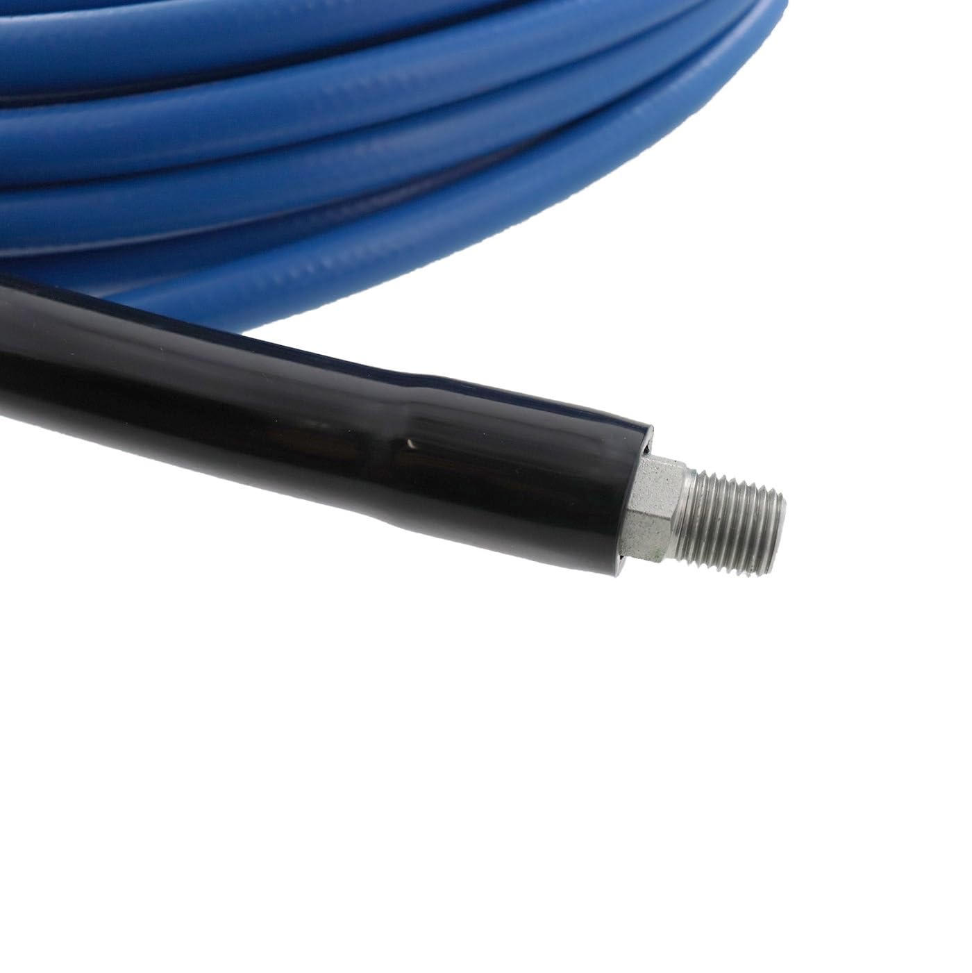 Raptor Blast 1/4 in. x 50 ft. 3000PSI Blue Non-Marking Carpet Cleaning Solution Hose