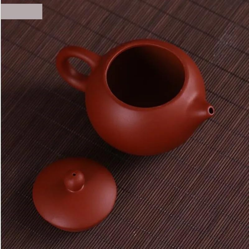 Teiera in ceramica, set da tè portatile per esterni, set da tè con teiera viola, caffettiera, set da tè retrò per la casa, accessori per la cerimonia del tè cinese, teiera da 140 ml (140 ml-02)