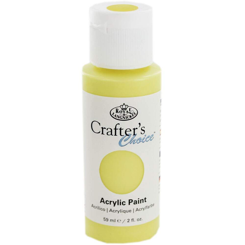 Royal & Langnickel Acrylic Paint - 59ml PEARL CLOWN YELLOW PAINT — image 1