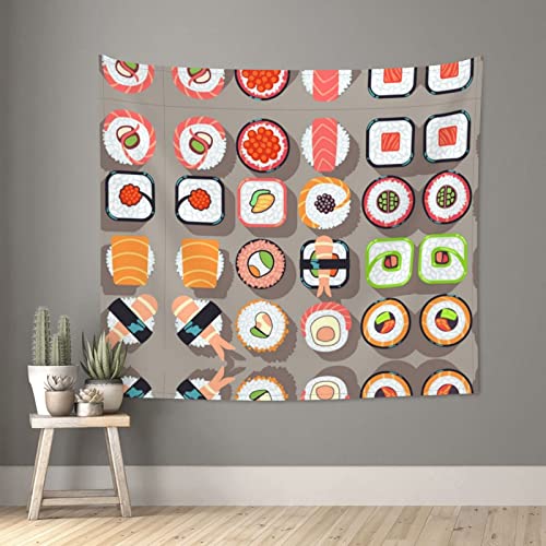 Tapisserie murale sushis 152x130 cm : la solution pour réveiller un salon terne - 2