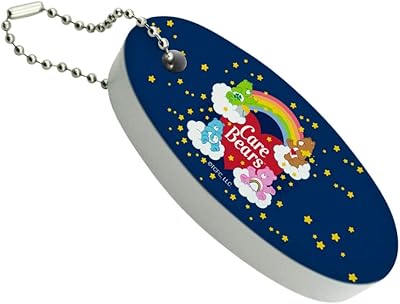 GRAPHICS & MORE Care Bears Classic Logo Group Floating Keychain Oval Foam Fishing Boat Buoy Key Float