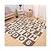 XJJUN-Tapis Puzzle En Mousse , Tapis for Bébé Rampant Antidérapant Tapis De Caoutchouc Épissure Tapis Épaissir Numérique Doux Salon EVA, 4 Couleurs (Color : D-36pcs, Size : 30x30x1cm)