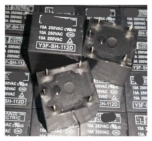 Relé electromecánico miniatura Y3F-SH-112D de 5 pines para circuitos impresos de corriente continua