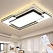 Natsen 150W LED Deckenleuchte Deckenlampe, dimmbar mit Fernbedienung, Moderne Lampe für Wohnzimmer Schlafzimmer Büro, Rechteckig Schwarz (900 * 600 * 60 mm) Baby,Schwarz günstig Kaufen-Natsen 150W LED Deckenleuchte Deckenlampe, dimmbar mit Fernbedienung, Moderne Lampe für Wohnzimmer Schlafzimmer Büro, Rechteckig Schwarz (900 * 600 * 60 mm)