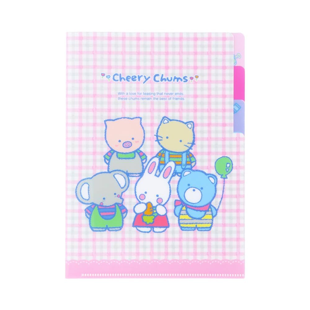 Amazon | サンスター文具 チアリーチャム クリアファイル A5 3P