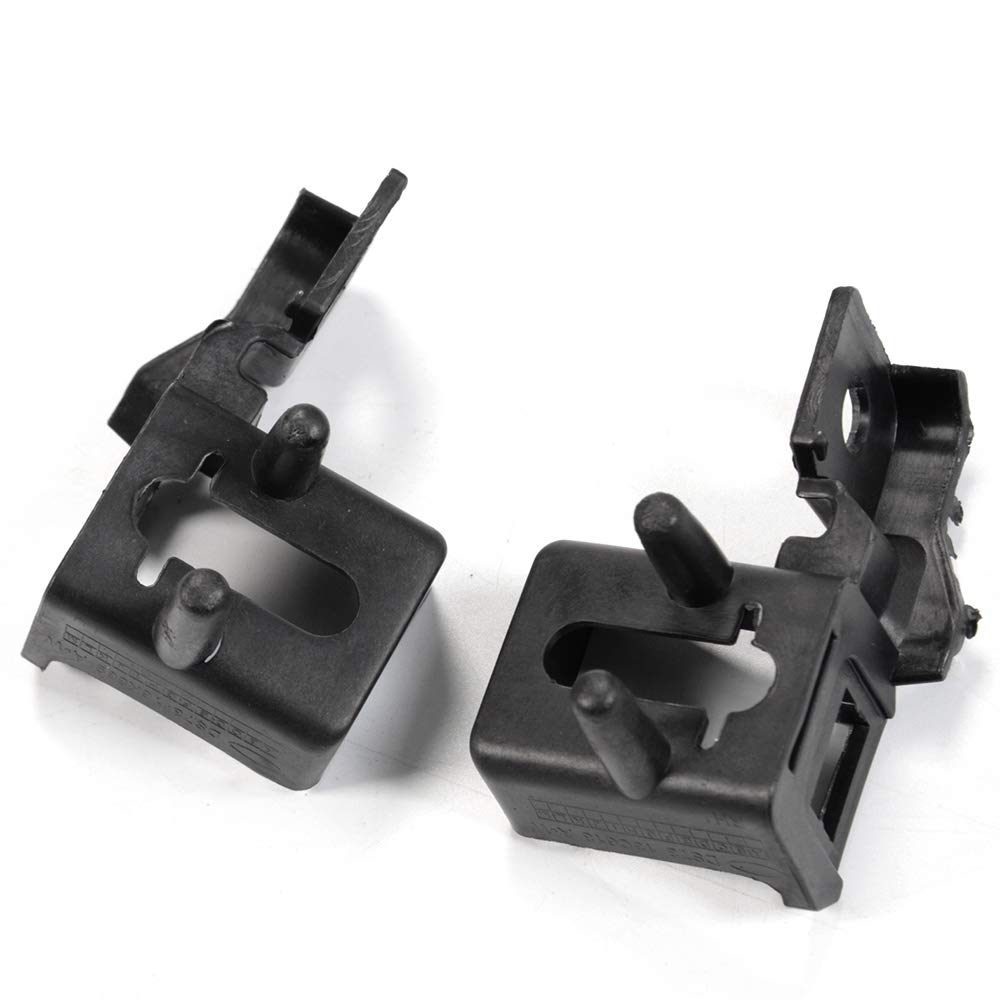 PIT66 2Pcs Headlight Lamp Mount Bracket Support, Compatible with 2014-2016 Ford Fusion/Lincoln MKZ Left and Right Side Replace DS7Z16758C, DS7Z16758D Aluminum Steel Mounting Brace