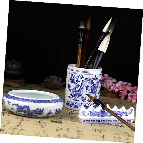 Support stylos pinceaux pour bureau et calligraphie chinoise