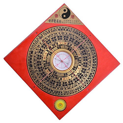 Brújula Feng Shui Luo Pan de 4.3 pulgadas con pulsera roja gratis G7011 miniatura 2