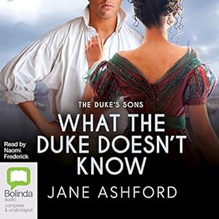 What the Duke Doesn't Know Audiolibro Por Jane Ashford arte de portada