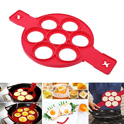 2020 New Upgrade Pancake Molds Ring Fried Egg Mold Reusable Silicone Non Stick