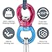 PACEARTH Swing Swivel 35KN Breaking Strength 360° Rotator Safety Rotational Device Hanging Accessory for Rock Climbing, Hanging Hammock, Web Tree Swing, Aerial Dance, Children's Swing Spinner Hanger