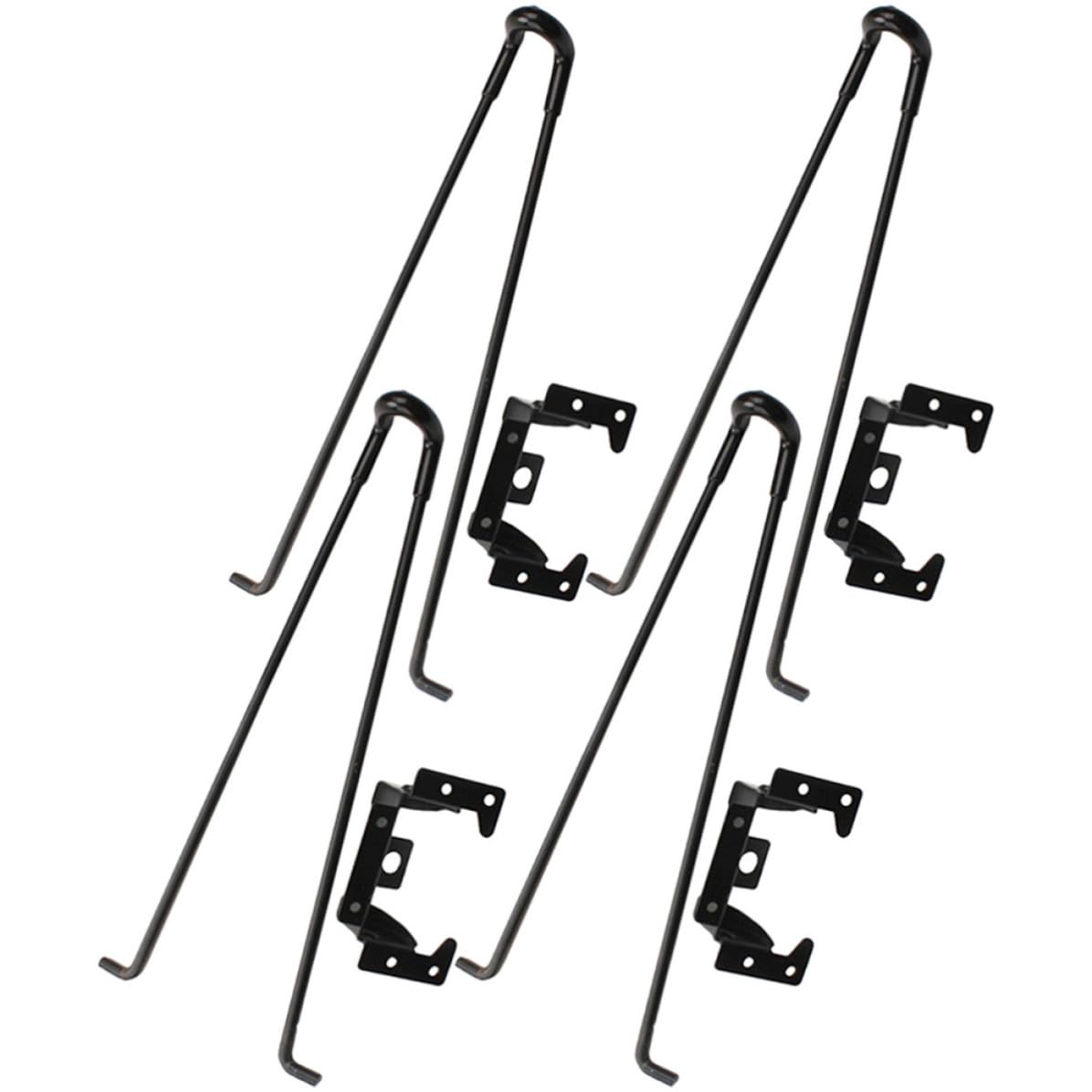 4 Stück Tischbeine Klappbar aus Eisen Stabile Möbelbeine 250mm Platzsparend und Faltbar für Selbstgemacht Tischverlängerung und Couchtischbeine