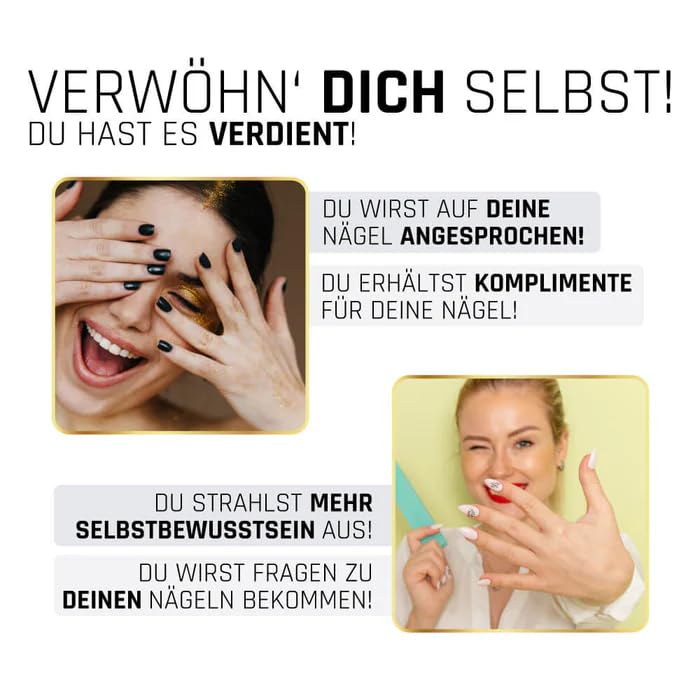 Glue Gel Press On Nails Set con fácil procesamiento · uñas muy ligeras como en el estudio como gel amasable · consistencia firme fácil de procesar | Para Press On Nails Glue Gel · Lynis-Nailshop.de