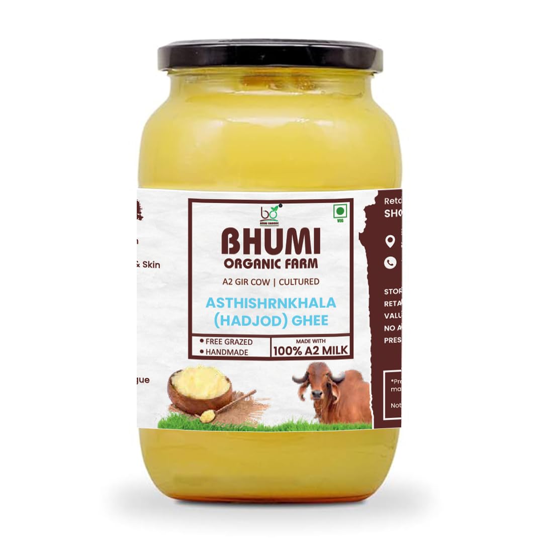 Bhumi Organic Asthishrinkhala (hadjod) Ghee, Gir Cow A2 Cultured (100 ML) (B0CZCB773W) Amazon Price History, Amazon Price Tracker