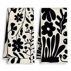 Beige and Black Botanical