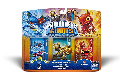 Skylanders: Giants - Pack Battle: Zap + Capapult + Hot Dog