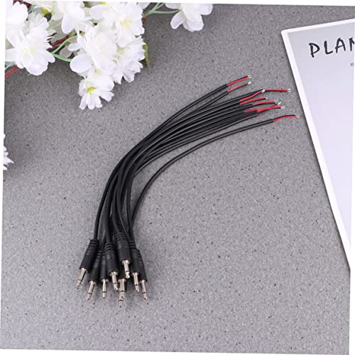 Hemobllo Cable Mono Jack 3.5mm Audio 10pcs Set miniatura 3