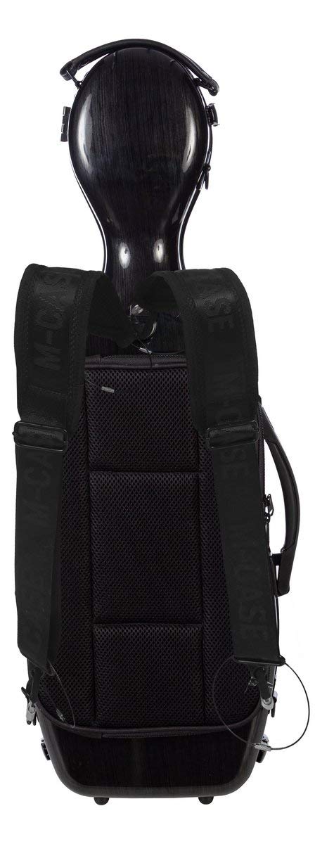 Custodia per violino Fiberglass Steel Effect 4/4 black M-Case
