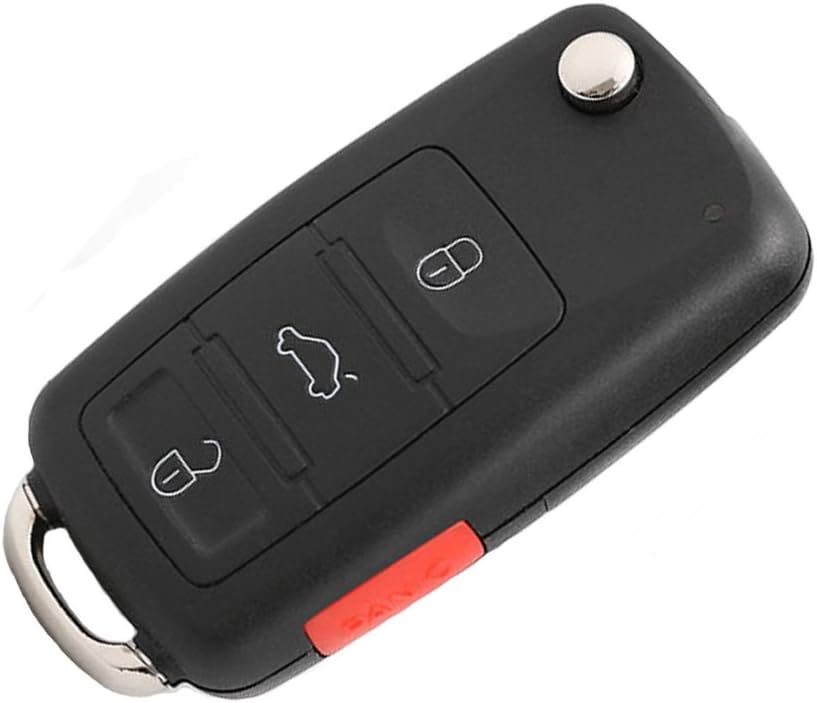 4 Buttons Remote Flip Key Shell For VW Passat Jetta GOLF No Chips Inside