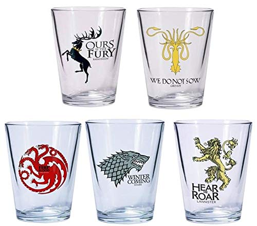 Dark Horse Comics Game Of Thrones Shot Glass Set Of 5