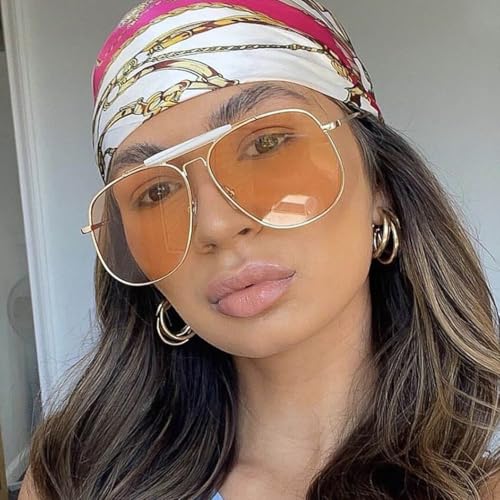 Woeoe Oversized Sunglasses Womens Trendy Retro Sun Glasses4