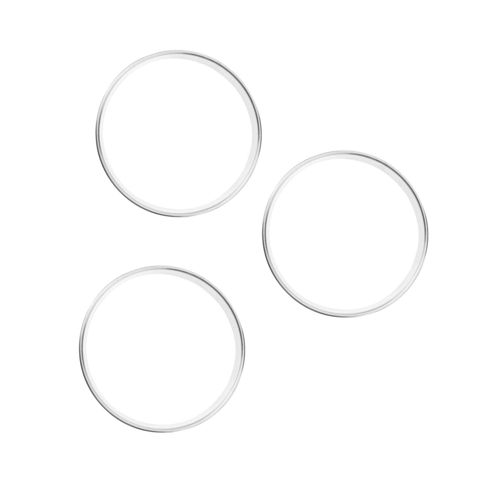 Artibetter 3pezzi Anello Per Condimenti Pizza Inossidabile Utile Strumento Per Cottura Pizza Per Aggiungere Ingredienti Extra e Creare Pizze Gourmet Cucina