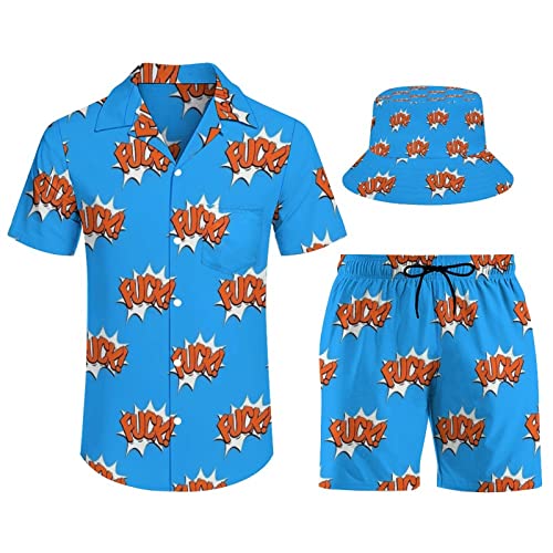 Ensemble chemise hawaïenne homme et short de plage haut de gamme imprimé feuilles Style 14 3XL
