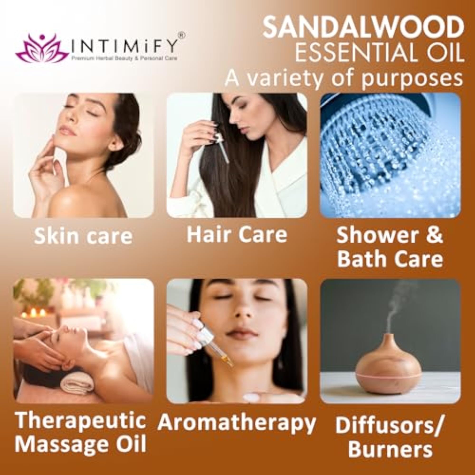 Rose & Sandalwood Essential Oil Combo Pack 30 ml each