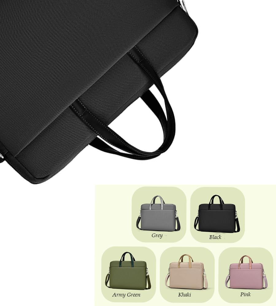CAAORDKSO 13 14 15 15.6 17 17.3 inch Laptop Case Briefcase Waterproof Laptop Sleeve Cover Women Men Computer Carrying Case