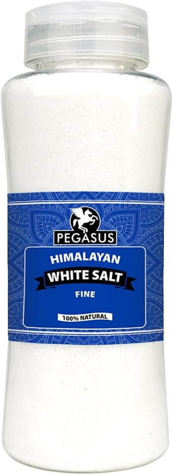 Pegasus Himalayan Fine White Salt 800g Pack of 1, Pure Natural Fine Grain for Everyday Cooking, Baking, Seasoning & Table Use, Smooth Texture, Easy-Dissolving Kitchen Salt