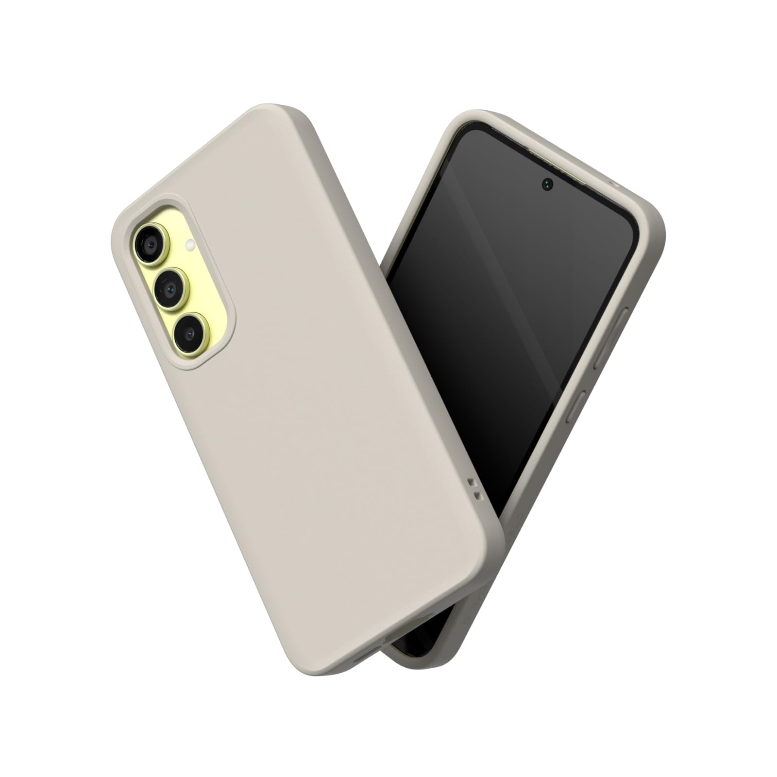 Coque Galaxy S25 Plus fine RhinoShield SolidSuit beige coquillage - 3