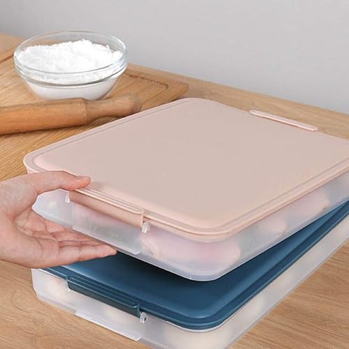 Miniatura 3 de Organizador de alimentos para refrigerador, contenedores de almacenamiento de alimentos de plástico, caja de bolas de masa para congelar, guardar