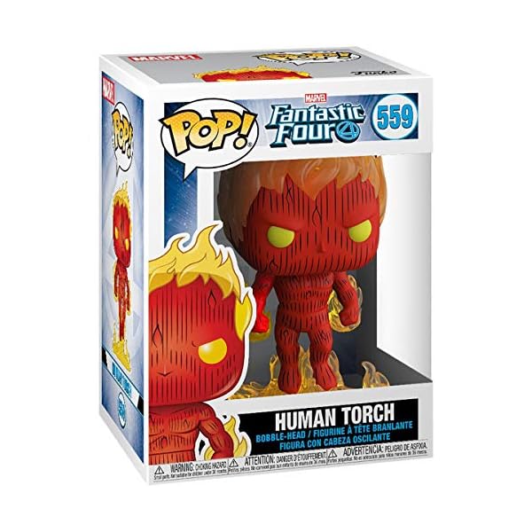 Funko Pop Antorcha Humana (Los Cuatro Fantásticos 559) Funko Pop Los Cuatro Fantásticos