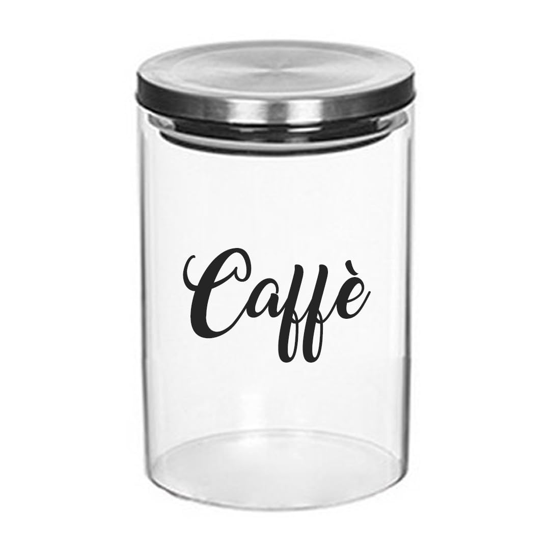 Generico ''Brontolo'' Set Tris Barattoli per Sale Caffè Zucchero Confezione da 3 Contenitori