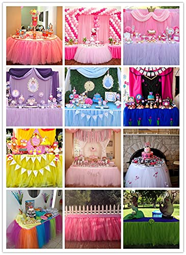 WILLBAN Rotolo di tulle da 100 m in organza per decorazione di matrimonio, per baby shower, rotolo di tulle da 15 cm, decorazione per feste ed eventi (arancione