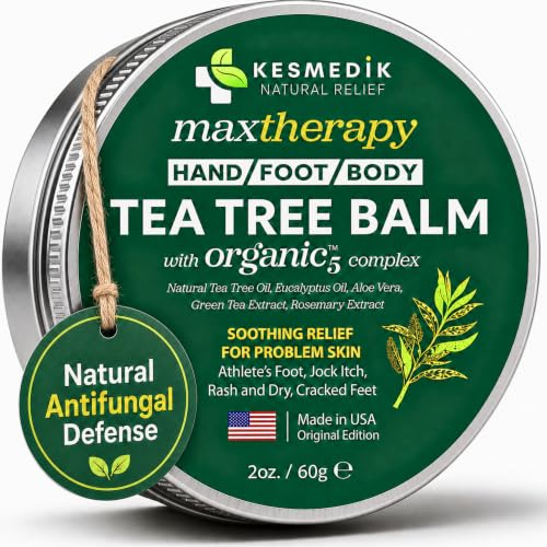 KESMEDIK Tea Tree Oil Balm for Skin, Soothing Relief for Problem Skin, 60g