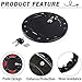 Lcojicep Fuel tank cap replacement anti-theft lock cap Compatible with Hummer H3 2005-2009 ，Locking Gas Cap Cover, Fuel Tank Door with Lock，aluminum alloy Car Fuel Tank Gas Filler Cap Cover Trim