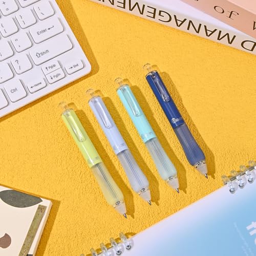 Temiary 4 Pcs Bolígrafos Retráctiles de Gel Borrables 0.5 mm miniatura 7