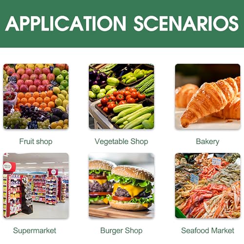 Báscula comercial electrónica con calculadora y caja miniatura 7