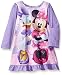 Disney Toddler Girls' Minnie Mouse Nightgown, Purple, 4T
