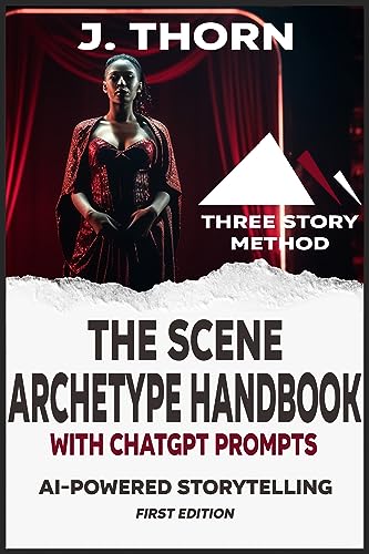 Cover of Three Story Method: The Scene Archetype Handbook with ChatGPT Prompts: AI-Powered Storytelling