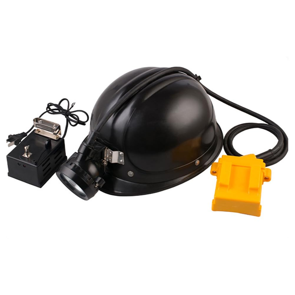 HYZHANHONG Rechargeable Explosion-Proof Hard Hat Cap Headlamp High Lumens Rechargeable LED Mining Headlamp for Tunnel Coal Mine Construction Work