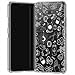 Lex Altern Custodia per LG G8 ThinQ V60 V50 V40 Velvet 5G Stylo 6 K61 G7 Copertina Adesivi Divertente Luna Ragazze Trasparente Bianca Fun Sottile Morbida Leggero Case Classe uk0572
