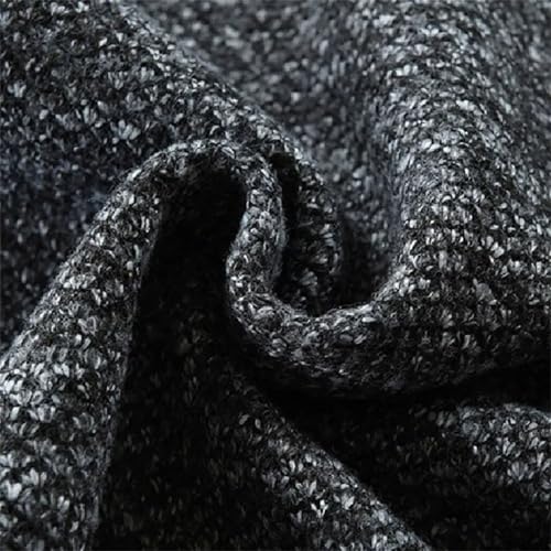 UIOKLMJH Men V-Neck Single Breasted Sweater Vest Elastic Casual Buttons Front Sleeveless Jumper with Pockets4