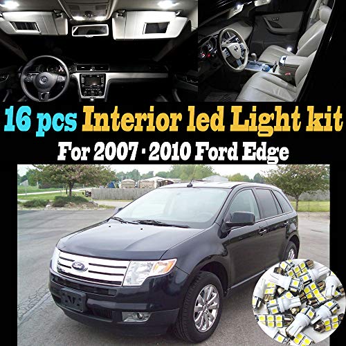 Kit 16 luces LED interiores blanco frío 6000K Ford Edge miniatura 1