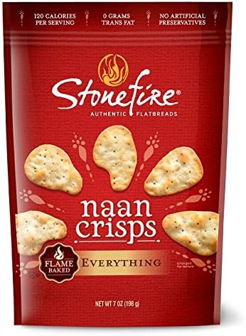 Stonefire Everything Naan Crisps, 6 Ounce