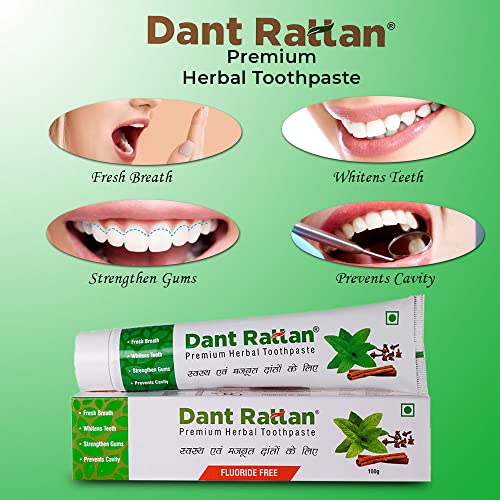 Image of Premium Herbal Toothpaste (Pack Of 4)-100GM I Sensitivity Relief,Reduce gum swelling