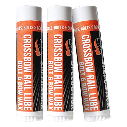 Dead Down Wind Bow Wax Rail Lube | 3 Pack | Unscented | Crossbow Hunting Accessories, Waterproof Archery Bow String Wax | Helps Reduce Friction and Prevent Fraying