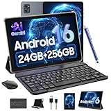 TABWEE Android 15 Tablet con Tastiera - 24 GB RAM+ 256GB ROM(2 TB TF), Octa-Core, 10 Pollici...